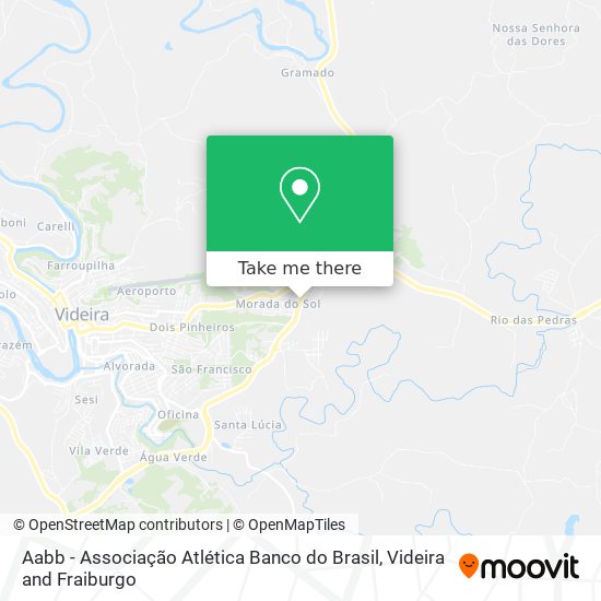 Aabb - Associação Atlética Banco do Brasil map
