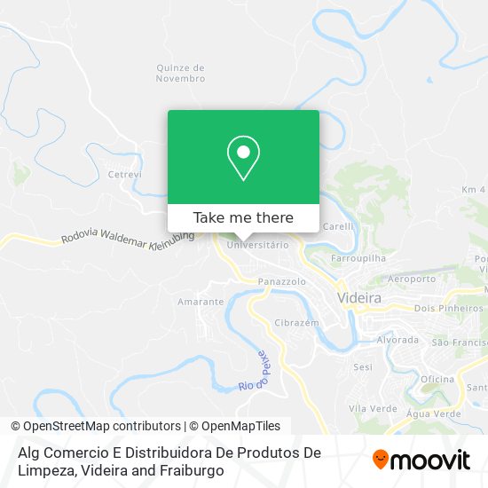 Alg Comercio E Distribuidora De Produtos De Limpeza map