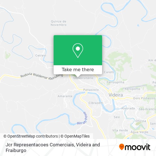 Jcr Representacoes Comerciais map