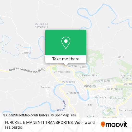 FURCKEL E MANENTI TRANSPORTES map