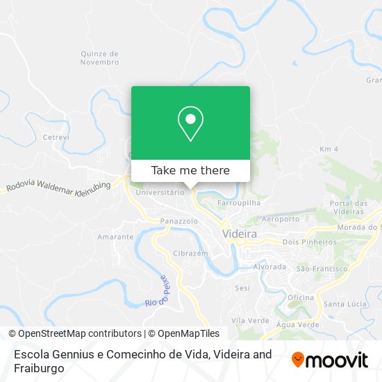 Escola Gennius e Comecinho de Vida map