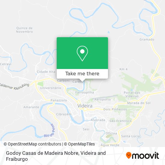 Godoy Casas de Madeira Nobre map