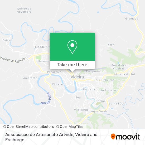 Associacao de Artesanato Artvide map