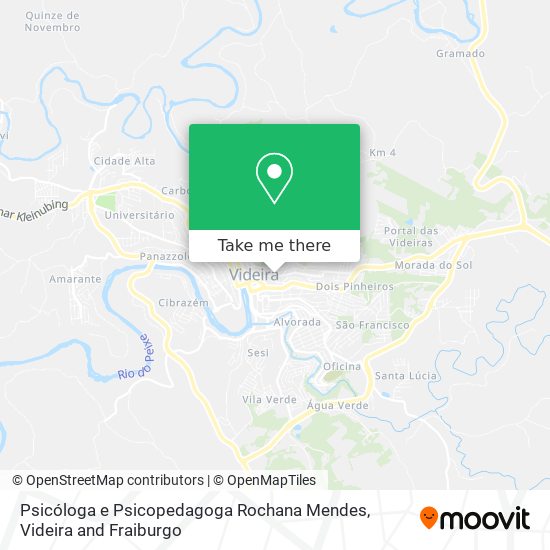Psicóloga e Psicopedagoga Rochana Mendes map