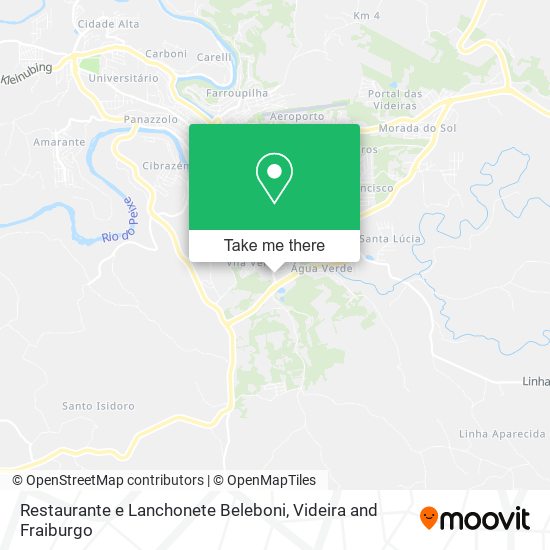 Restaurante e Lanchonete Beleboni map