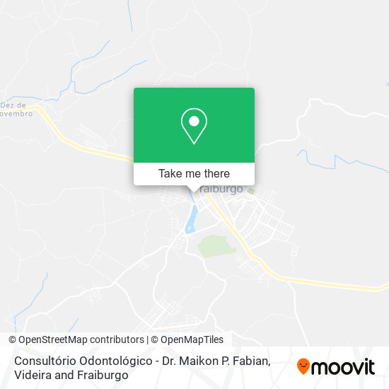 Mapa Consultório Odontológico - Dr. Maikon P. Fabian