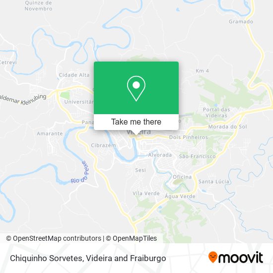 Chiquinho Sorvetes map