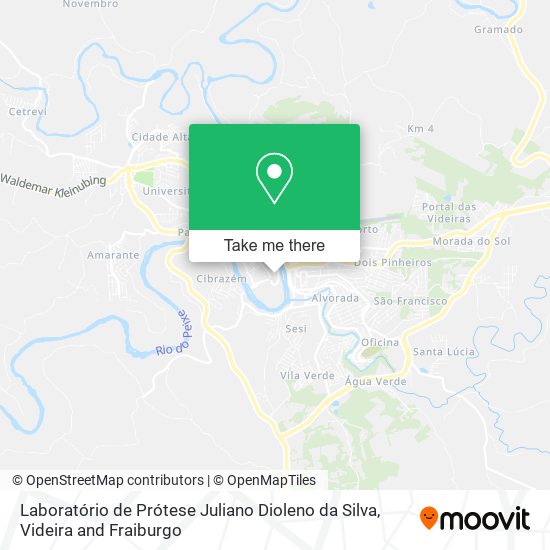 Laboratório de Prótese Juliano Dioleno da Silva map