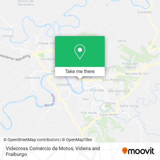 Videcross Comércio de Motos map