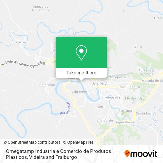 Omegatamp Industria e Comercio de Produtos Plasticos map