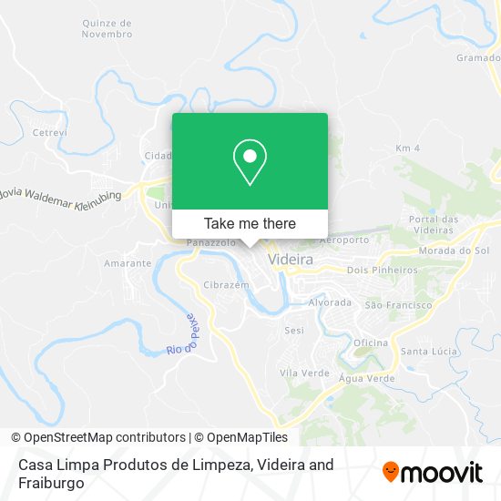 Casa Limpa Produtos de Limpeza map