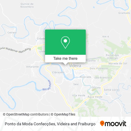 Ponto da Moda Confecções map