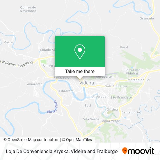 Loja De Conveniencia Kryska map