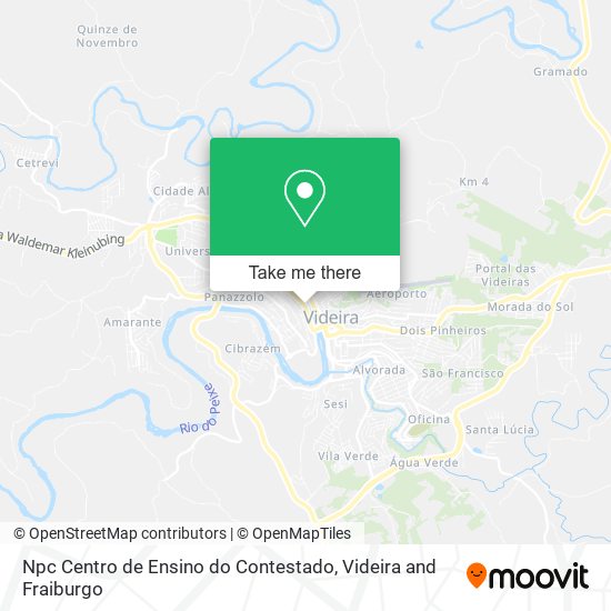 Npc Centro de Ensino do Contestado map