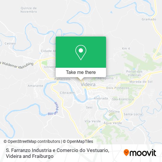 S. Farranzo Industria e Comercio do Vestuario map