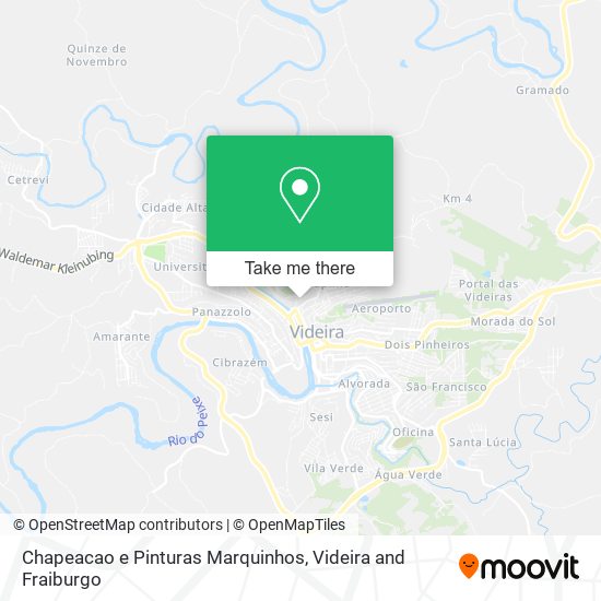Chapeacao e Pinturas Marquinhos map