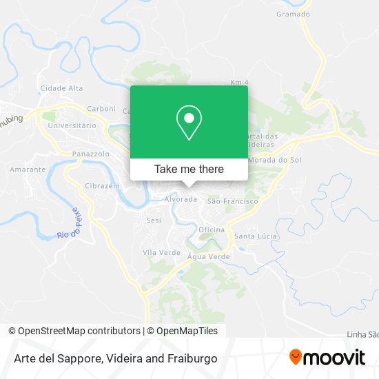 Arte del Sappore map