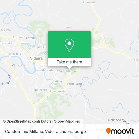Condomínio Millano map