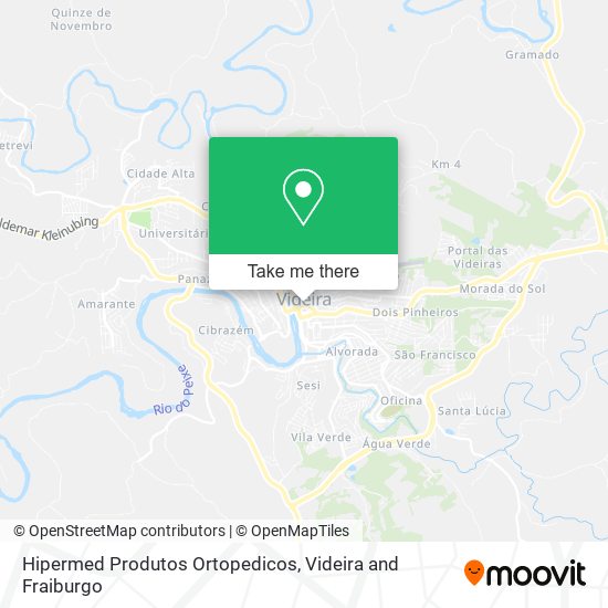 Mapa Hipermed Produtos Ortopedicos