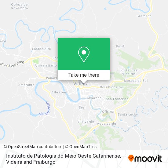 Instituto de Patologia do Meio Oeste Catarinense map