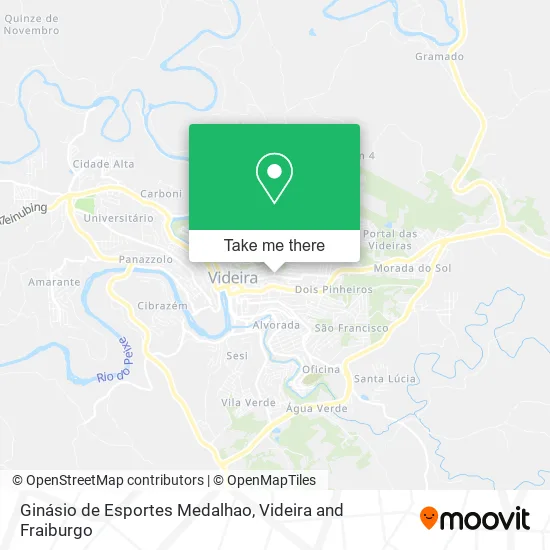 Ginásio de Esportes Medalhao map