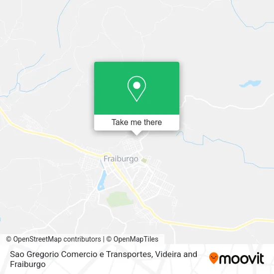Sao Gregorio Comercio e Transportes map