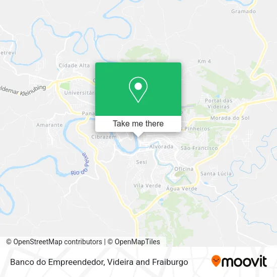 Banco do Empreendedor map