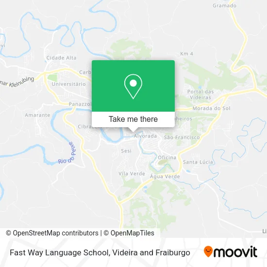 Fast Way Language School map