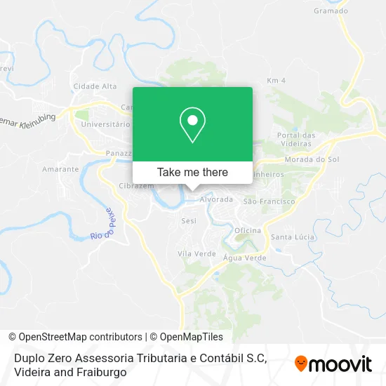 Duplo Zero Assessoria Tributaria e Contábil S.C map