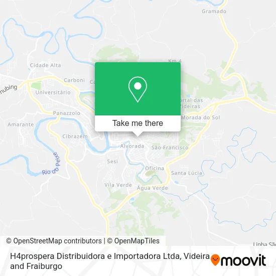 H4prospera Distribuidora e Importadora Ltda map