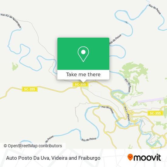 Mapa Auto Posto Da Uva