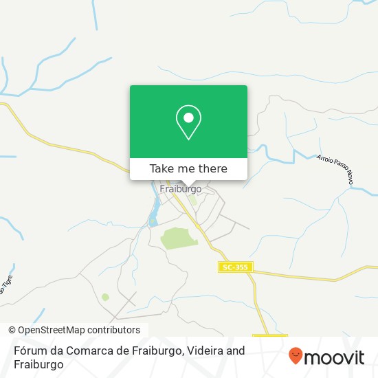 Fórum da Comarca de Fraiburgo map