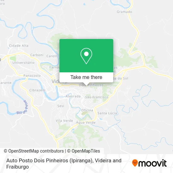 Auto Posto Dois Pinheiros (Ipiranga) map