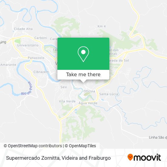 Supermercado Zornitta map