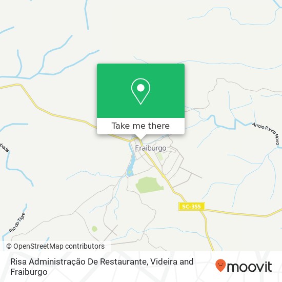 Mapa Risa Administração De Restaurante, Avenida Renê Frey, 121 Fraiburgo-SC 89580-000