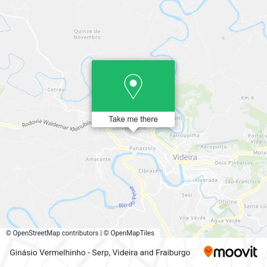 Ginásio Vermelhinho - Serp map