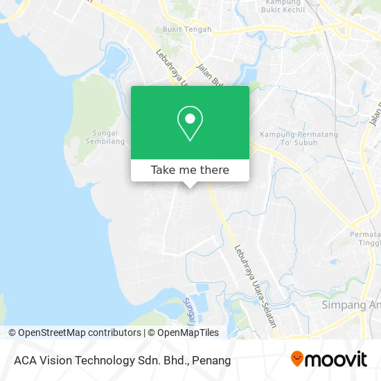 ACA Vision Technology Sdn. Bhd. map