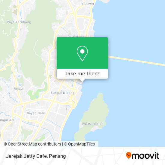 Jerejak Jetty Cafe map