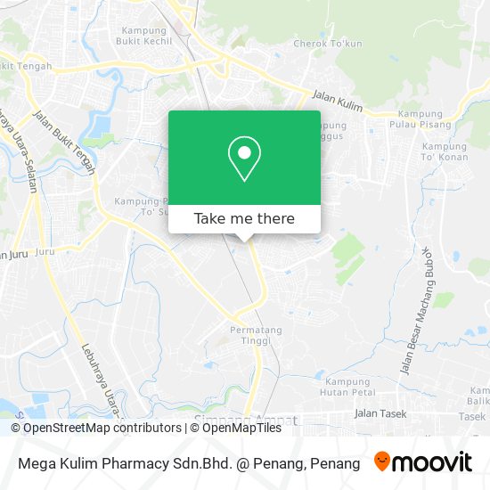 Cara Ke Mega Kulim Pharmacy Sdn Bhd Penang Di Pulau Pinang Menggunakan Bis