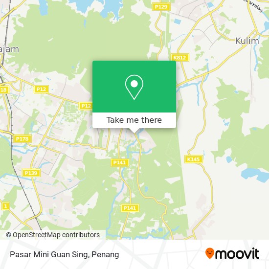 Pasar Mini Guan Sing map