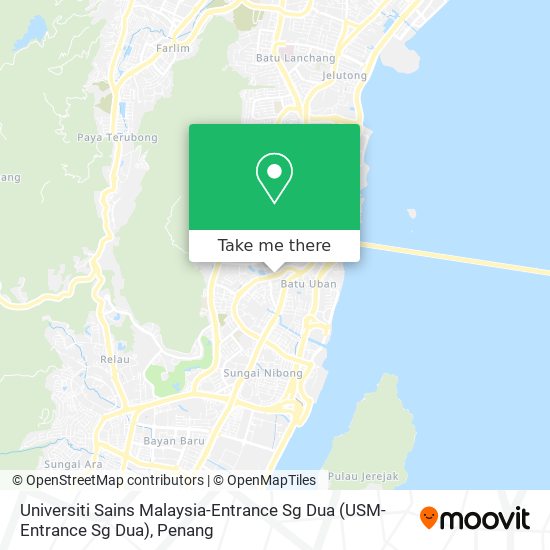 Universiti Sains Malaysia-Entrance Sg Dua (USM-Entrance Sg Dua) map