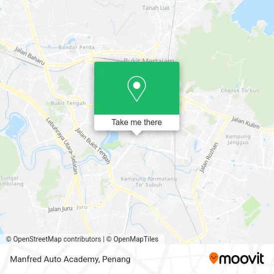 Manfred Auto Academy map