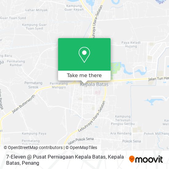 Peta 7-Eleven @ Pusat Perniagaan Kepala Batas, Kepala Batas