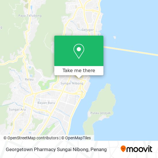 Peta Georgetown Pharmacy Sungai Nibong
