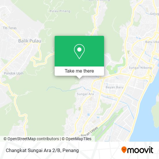 Peta Changkat Sungai Ara 2/B