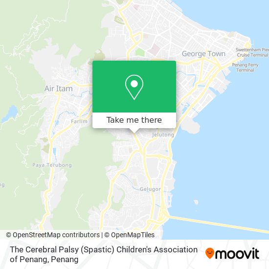 The Cerebral Palsy (Spastic) Children's Association of Penang map