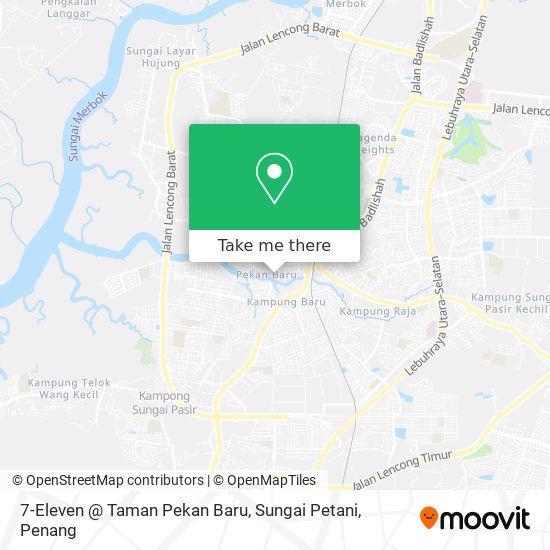 7-Eleven @ Taman Pekan Baru, Sungai Petani map