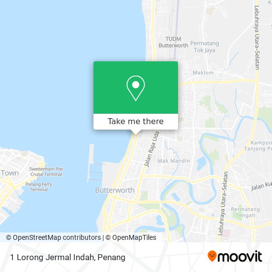 1 Lorong Jermal Indah map