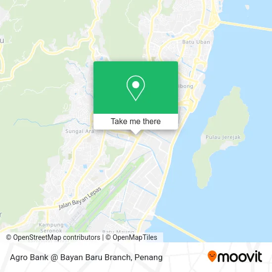 Agro Bank @ Bayan Baru Branch map