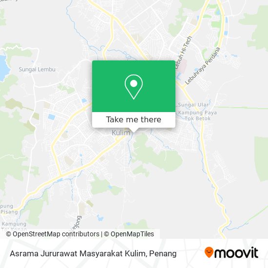 Asrama Jururawat Masyarakat Kulim map